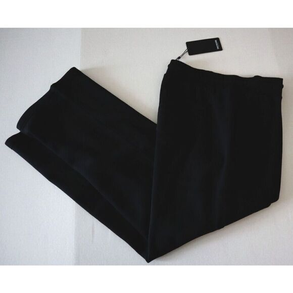 True Religion WMN Sz L Black Metallic Wing Horseshoe Straight Leg Sweatpants - Picture 12 of 14